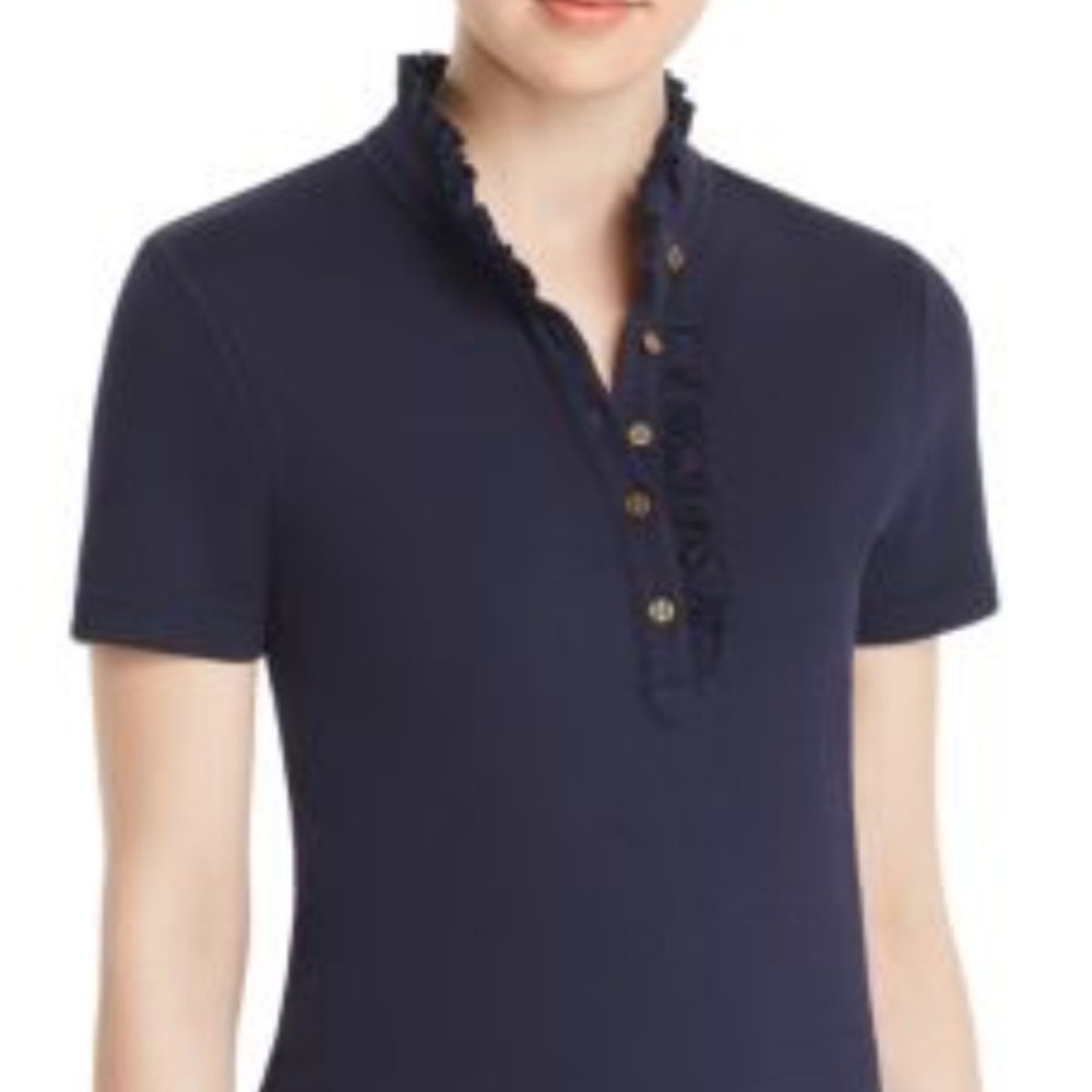 Tory Burch Blue Long Sleeve Top - Picture 6 of 6